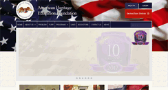 Desktop Screenshot of americanheritage.org