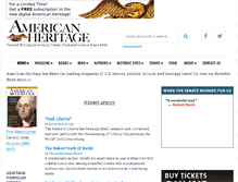 Tablet Screenshot of americanheritage.com